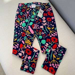 Hanna Andersson girls slim fit print leggings